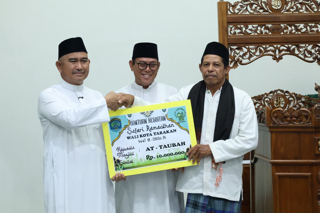 Safari Ramadhan Wali Kota Tarakan Tahun 1447 H Di Masjid At Taubah, RT. 54 Kelurahan Karang Anyar